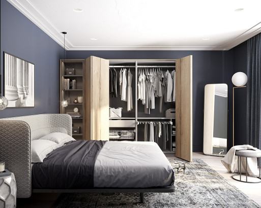 Гардеробный шкаф 7. Smart line